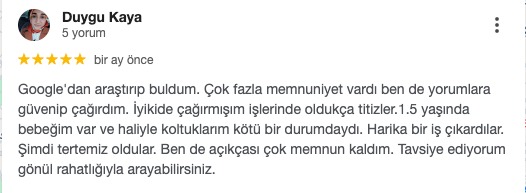 Müşteri yorumu 1